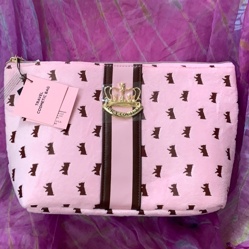 💖Juicy Couture Velour Makeup Bag